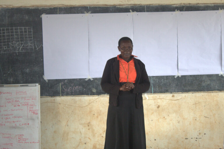 The Headmaster of Pagak Primary School giving Opening remarks